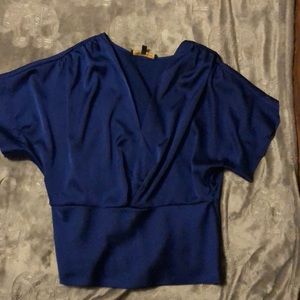 Sapphire blue blouse size M